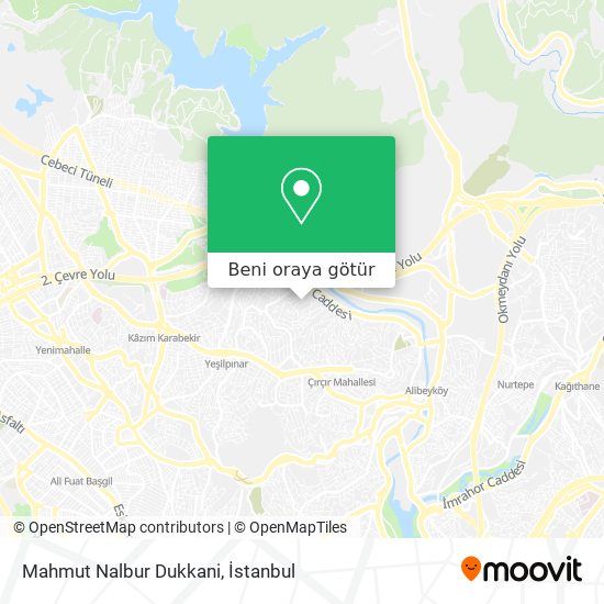 Mahmut Nalbur Dukkani harita