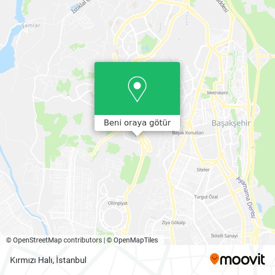 Kırmızı Halı harita
