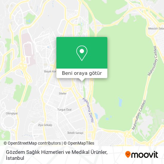 Gözdem Sağlık Hizmetleri ve Medikal Ürünler harita