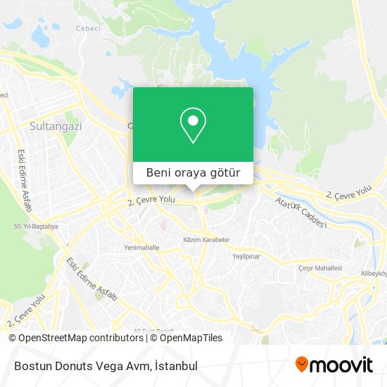 Bostun Donuts Vega Avm harita