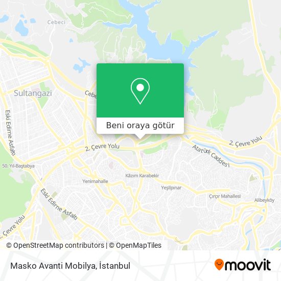 Masko Avanti Mobilya harita