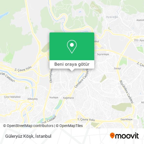Güleryüz Köşk harita