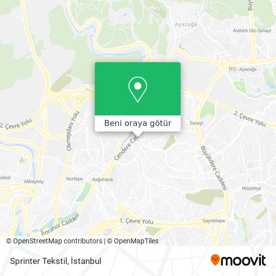 Sprinter Tekstil harita