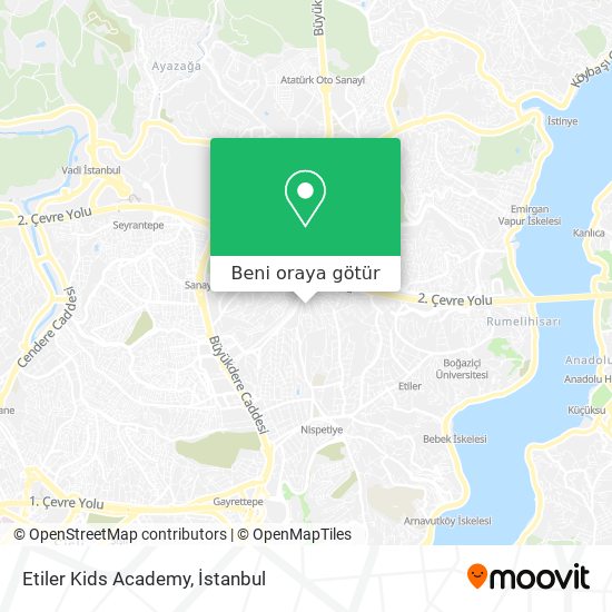 Etiler Kids Academy harita