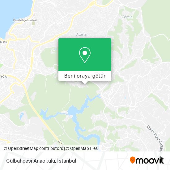 Gülbahçesi Anaokulu harita