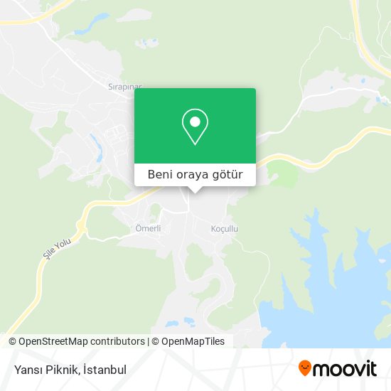 Yansı Piknik harita