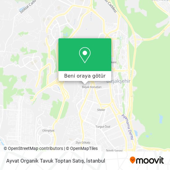 Ayvat Organik Tavuk Toptan Satış harita