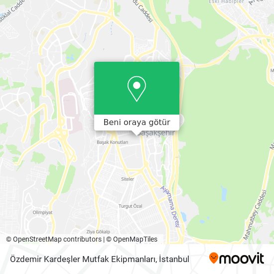 Özdemir Kardeşler Mutfak Ekipmanları harita