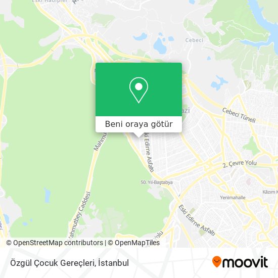 Özgül Çocuk Gereçleri harita