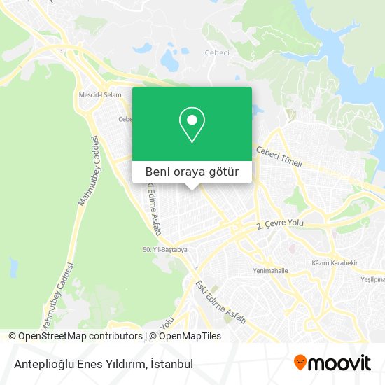 Anteplioğlu Enes Yıldırım harita