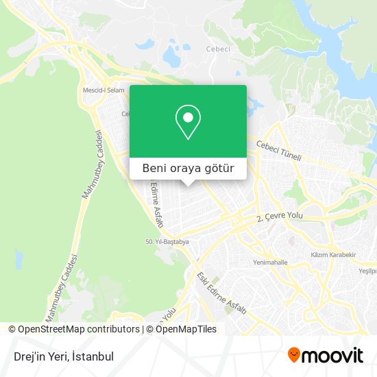 Drej'in Yeri harita