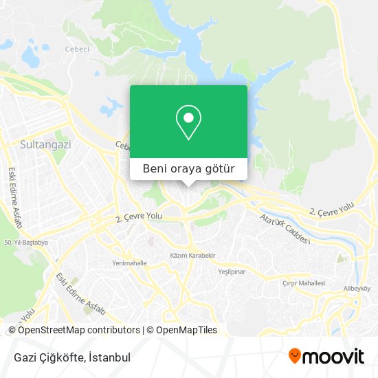 Gazi Çiğköfte harita