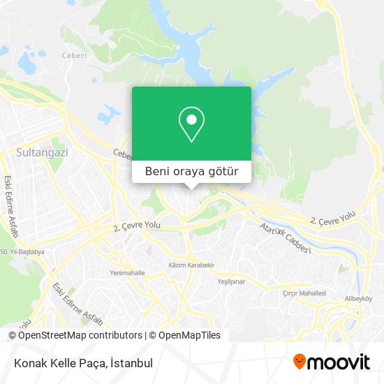 Konak Kelle Paça harita