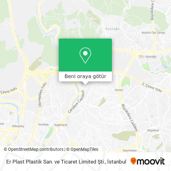 Er Plast Plastik San. ve Ticaret Limited Şti. harita