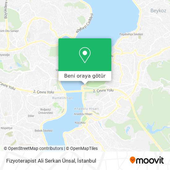 Fizyoterapist Ali Serkan Ünsal harita