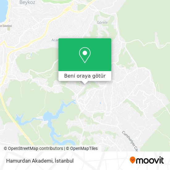 Hamurdan Akademi harita