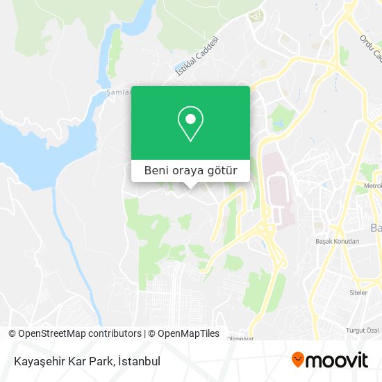 Kayaşehir Kar Park harita