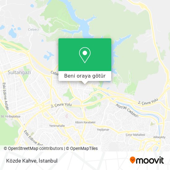 Közde Kahve harita