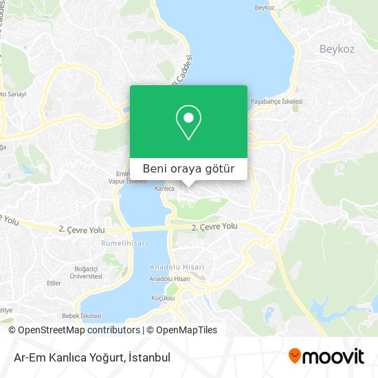 Ar-Em Kanlıca Yoğurt harita