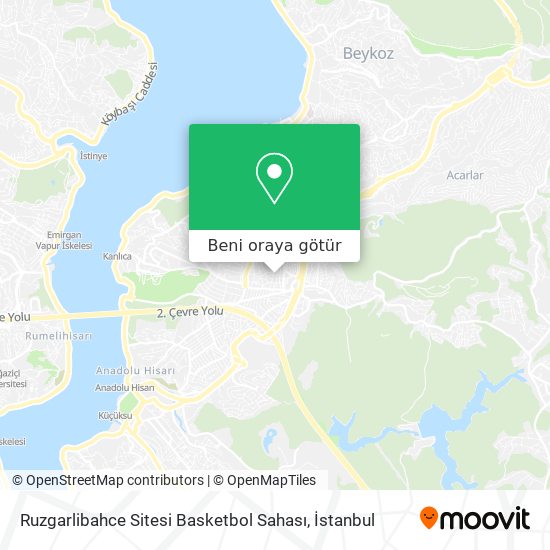 Ruzgarlibahce Sitesi Basketbol Sahası harita