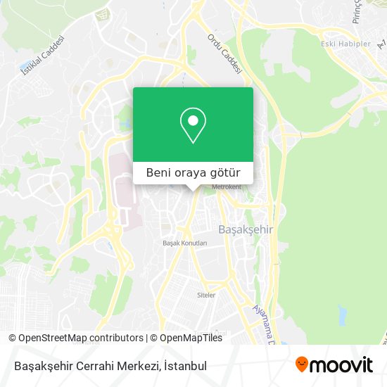Başakşehir Cerrahi Merkezi harita