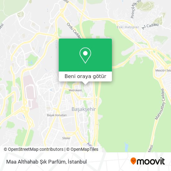 Maa Althahab Şık Parfüm harita