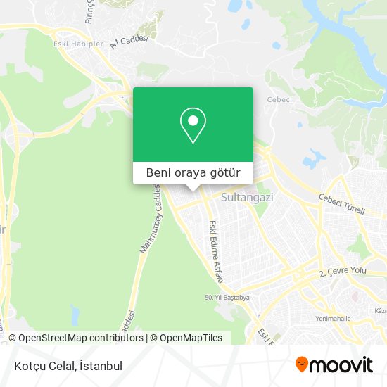 Kotçu Celal harita