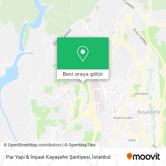 Par Yapi & İnşaat Kayaşehir Şantiyesi harita
