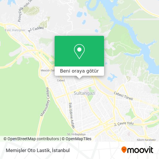 Memişler Oto Lastik harita