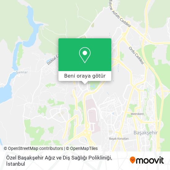 Özel Başakşehir Ağız ve Diş Sağlığı Polikliniği harita