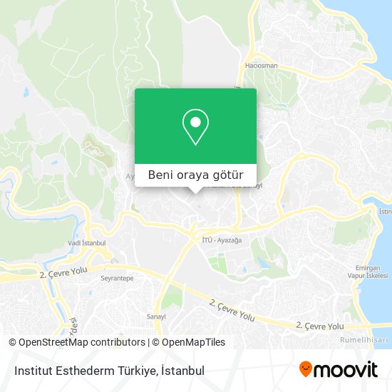 Institut Esthederm Türkiye harita