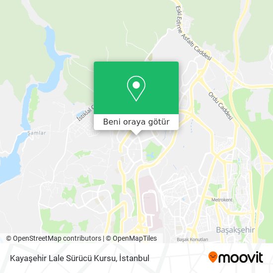 Kayaşehir Lale Sürücü Kursu harita
