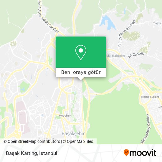 Başak Karting harita