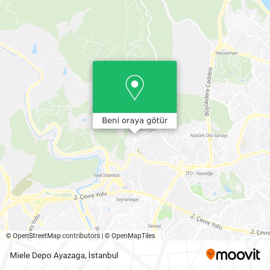 Miele Depo Ayazaga harita