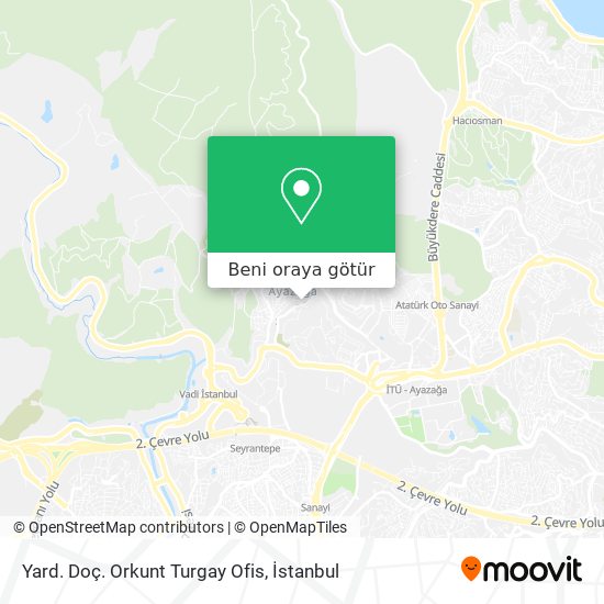 Yard. Doç. Orkunt Turgay Ofis harita