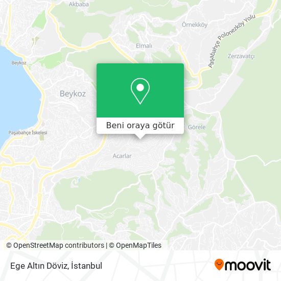Ege Altın Döviz harita