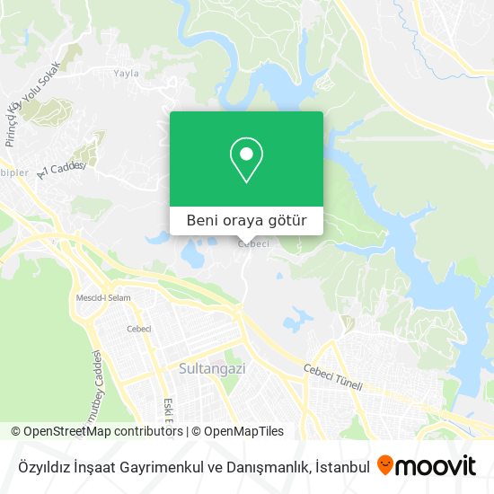 Özyıldız İnşaat Gayrimenkul ve Danışmanlık harita