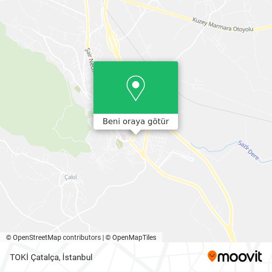 TOKİ Çatalça harita