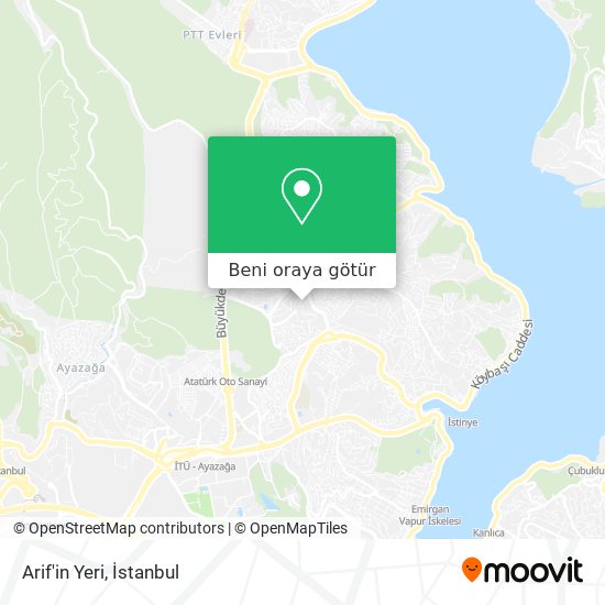 Arif'in Yeri harita
