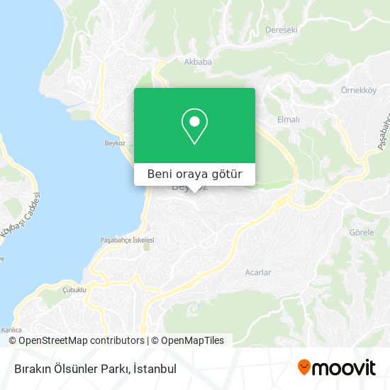 Bırakın Ölsünler Parkı harita