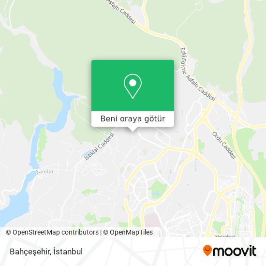 Bahçeşehir harita