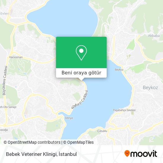 Bebek Veteriner Klinigi harita