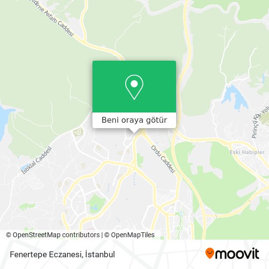 Fenertepe Eczanesi harita