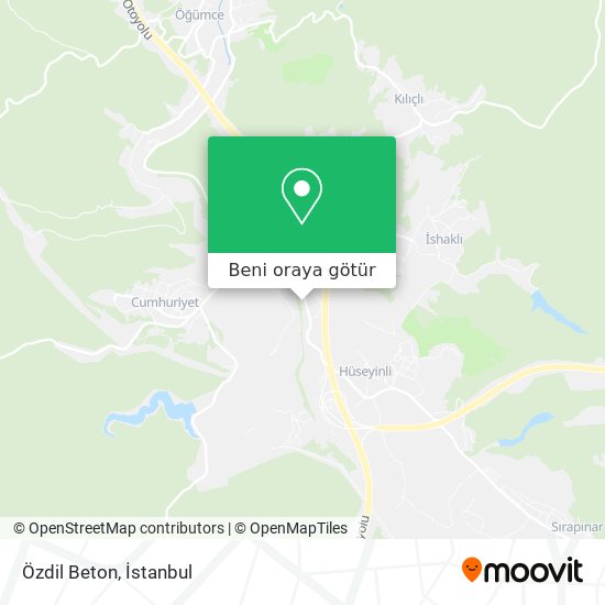 Özdil Beton harita