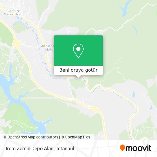Irem Zemin Depo Alanı harita