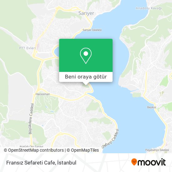 Fransız Sefareti Cafe harita