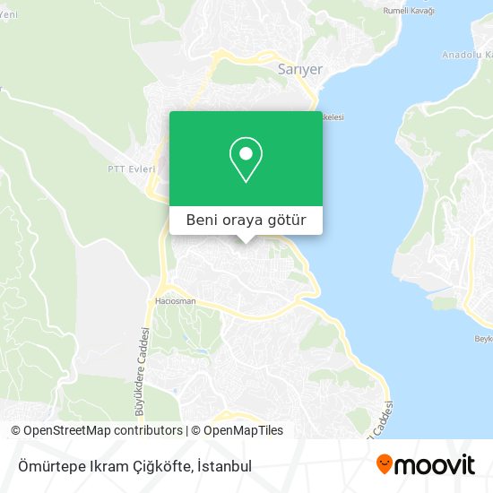 Ömürtepe Ikram Çiğköfte harita