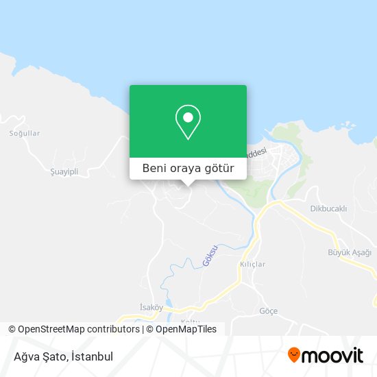 Ağva Şato harita