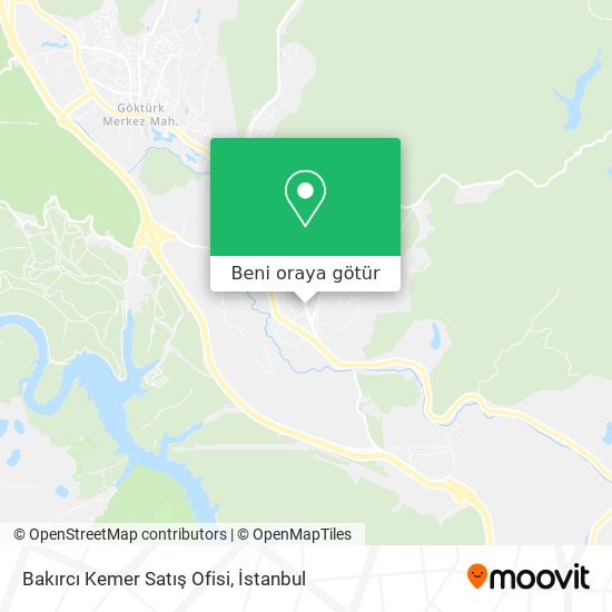 Bakırcı Kemer Satış Ofisi harita