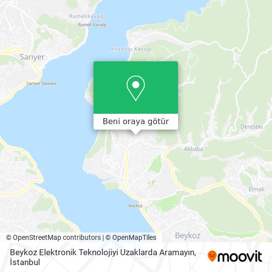 Beykoz Elektronik Teknolojiyi Uzaklarda Aramayın harita